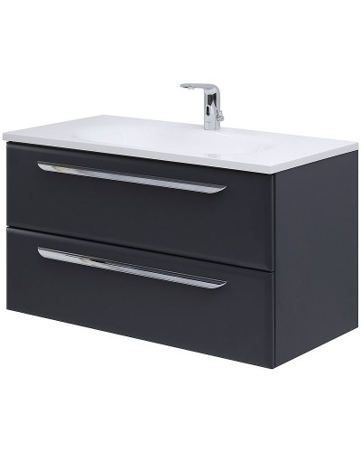 Тумба под раковину Cezares Eco 75 ECO-750-2C-SO-GR-P подвесная Grafito