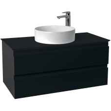 Тумба под раковину Jacob Delafon Madeleine 100 EB2084-J53 подвесная Черная матовая