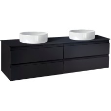 Тумба под раковину Jacob Delafon Madeleine 120 EB2085-J53 подвесная Черная матовая