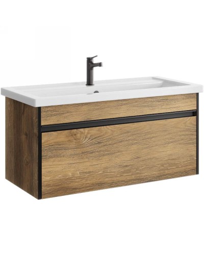 Тумба под раковину Aqwella Urban 100 URB0110DB подвесная Дуб балтийский