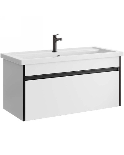 Тумба под раковину Aqwella Urban 100 URB0110W подвесная Белая