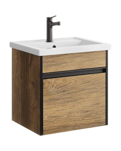 Тумба под раковину Aqwella Urban 50 URB0105DB подвесная Дуб балтийский