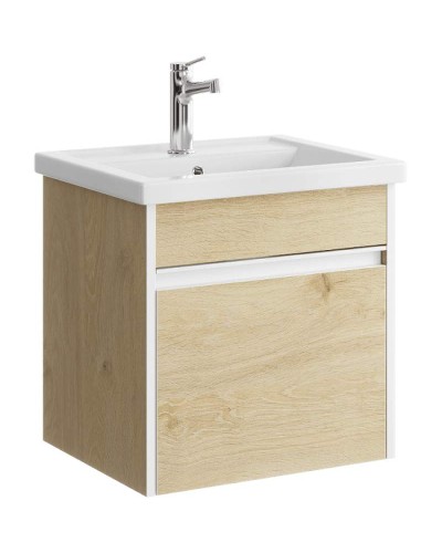 Тумба под раковину Aqwella Urban 50 URB0105DD подвесная Дуб Давос
