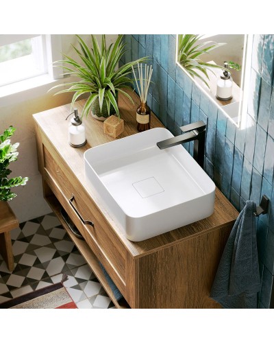 Тумба под раковину Aqwella Craft 100 CRF0110DB подвесная Дуб балтийский