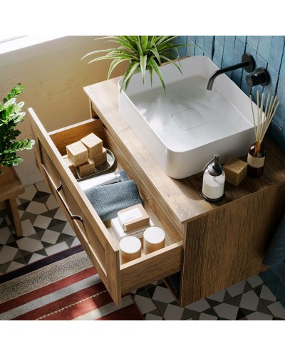 Тумба под раковину Aqwella Craft 60 CRF0106DB подвесная Дуб балтийский