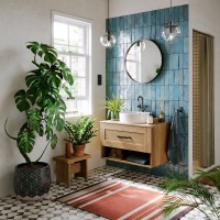 Тумба под раковину Aqwella Craft 80 CRF0108DB подвесная Дуб балтийский