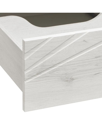 Тумба белый глянец/ольха наварра 119,6 см Акватон Сакура 1A219701SKW80