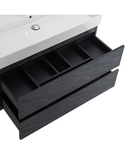 Тумба под раковину Cezares Molveno 46 100 MOLVENO 46-100-2C-SO-ANTR подвесная Antracite