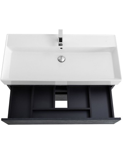 Тумба под раковину Cezares Molveno 46 100 MOLVENO 46-100-2C-SO-ANTR подвесная Antracite
