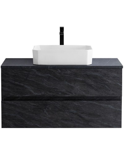 Тумба под раковину Cezares Molveno 46 100 MOLVENO 46-100-2C-SO-ANTR подвесная Antracite