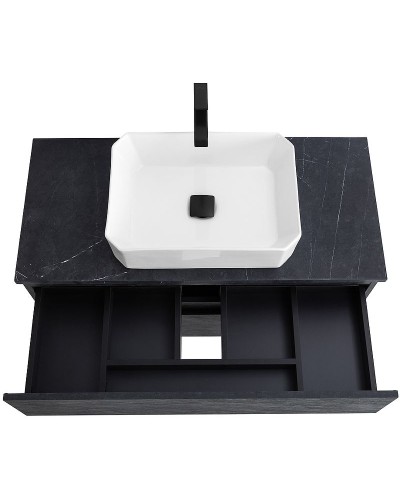 Тумба под раковину Cezares Molveno 46 100 MOLVENO 46-100-2C-SO-ANTR подвесная Antracite