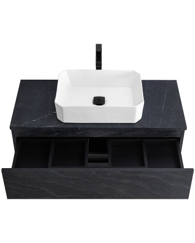 Тумба под раковину Cezares Molveno 46 100 MOLVENO 46-100-2C-SO-ANTR подвесная Antracite