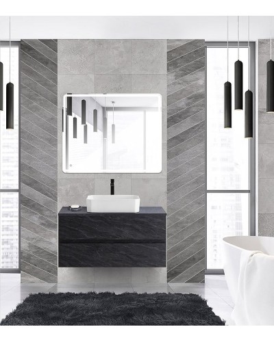 Тумба под раковину Cezares Molveno 46 100 MOLVENO 46-100-2C-SO-ANTR подвесная Antracite