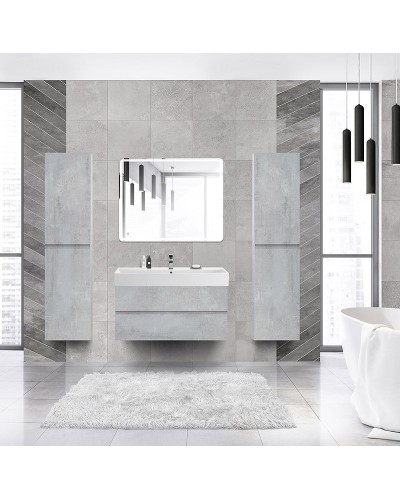 Тумба под раковину Cezares Molveno 46 100 MOLVENO 46-100-2C-SO-BET подвесная Beton