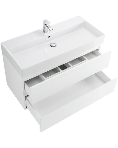 Тумба под раковину Cezares Molveno 46 100 MOLVENO 46-100-2C-SO-BG подвесная Bianco Ghiaccio