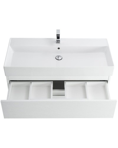 Тумба под раковину Cezares Molveno 46 100 MOLVENO 46-100-2C-SO-BG подвесная Bianco Ghiaccio