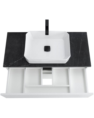 Тумба под раковину Cezares Molveno 46 100 MOLVENO 46-100-2C-SO-BG подвесная Bianco Ghiaccio