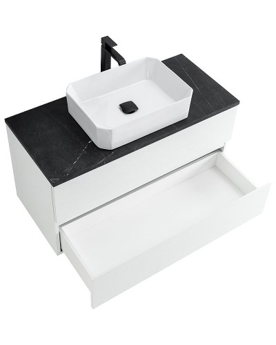 Тумба под раковину Cezares Molveno 46 100 MOLVENO 46-100-2C-SO-BG подвесная Bianco Ghiaccio