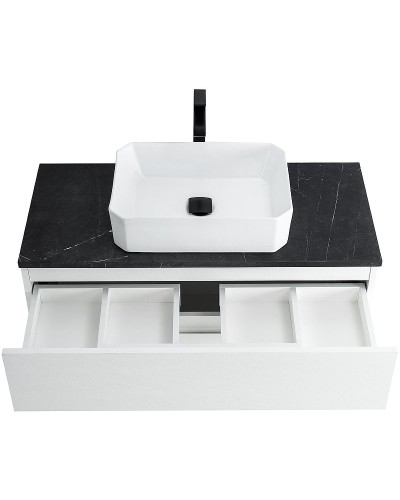 Тумба под раковину Cezares Molveno 46 100 MOLVENO 46-100-2C-SO-BG подвесная Bianco Ghiaccio