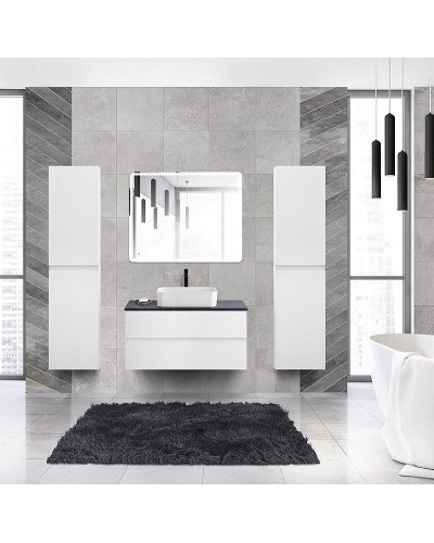 Тумба под раковину Cezares Molveno 46 100 MOLVENO 46-100-2C-SO-BG подвесная Bianco Ghiaccio