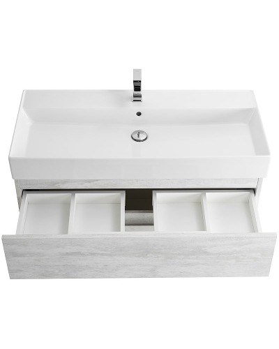 Тумба под раковину Cezares Molveno 46 100 MOLVENO 46-100-2C-SO-LB подвесная Legno Bianco