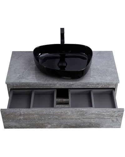 Тумба под раковину Cezares Molveno 46 100 MOLVENO 46-100-2C-SO-LG подвесная Legno Grigio