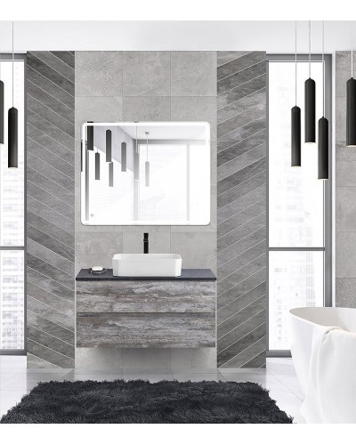 Тумба под раковину Cezares Molveno 46 100 MOLVENO 46-100-2C-SO-LG подвесная Legno Grigio