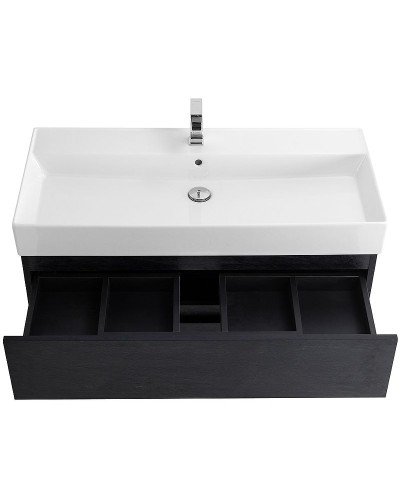 Тумба под раковину Cezares Molveno 46 100 MOLVENO 46-100-2C-SO-NR подвесная Nero