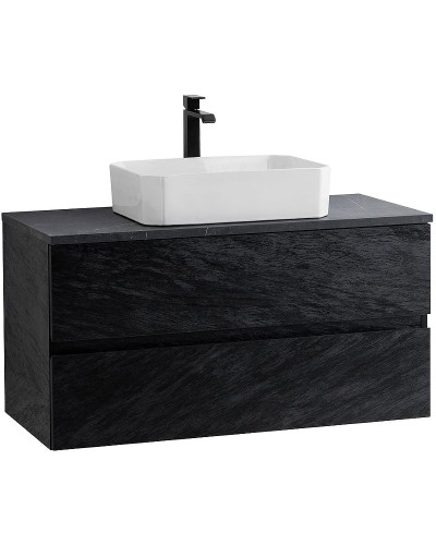 Тумба под раковину Cezares Molveno 46 100 MOLVENO 46-100-2C-SO-NR подвесная Nero