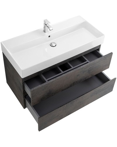 Тумба под раковину Cezares Molveno 46 100 MOLVENO 46-100-2C-SO-OSS подвесная Ossido