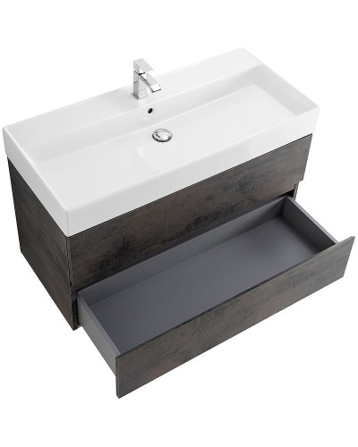Тумба под раковину Cezares Molveno 46 100 MOLVENO 46-100-2C-SO-OSS подвесная Ossido