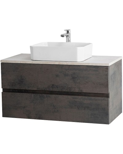 Тумба под раковину Cezares Molveno 46 100 MOLVENO 46-100-2C-SO-OSS подвесная Ossido