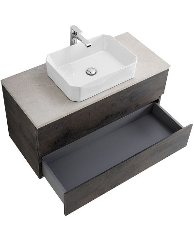 Тумба под раковину Cezares Molveno 46 100 MOLVENO 46-100-2C-SO-OSS подвесная Ossido
