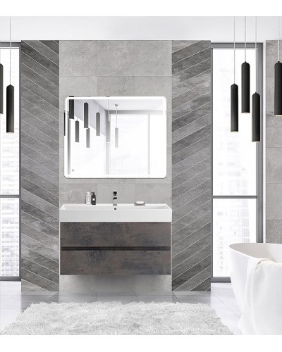 Тумба под раковину Cezares Molveno 46 100 MOLVENO 46-100-2C-SO-OSS подвесная Ossido