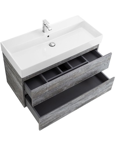 Тумба под раковину Cezares Molveno 46 80 MOLVENO 46-80-2C-SO-LG подвесная Legno Grigio