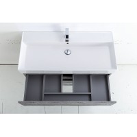 Тумба под раковину Cezares Molveno 46 80 MOLVENO 46-80-2C-SO-LG подвесная Legno Grigio