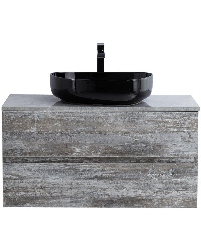 Тумба под раковину Cezares Molveno 46 80 MOLVENO 46-80-2C-SO-LG подвесная Legno Grigio