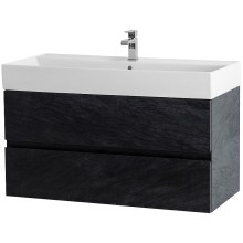 Тумба под раковину Cezares Molveno 46 80 MOLVENO 46-80-2C-SO-NR подвесная Nero