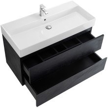 Тумба под раковину Cezares Molveno 46 80 MOLVENO 46-80-2C-SO-NR подвесная Nero