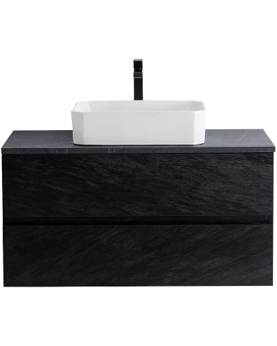 Тумба под раковину Cezares Molveno 46 80 MOLVENO 46-80-2C-SO-NR подвесная Nero