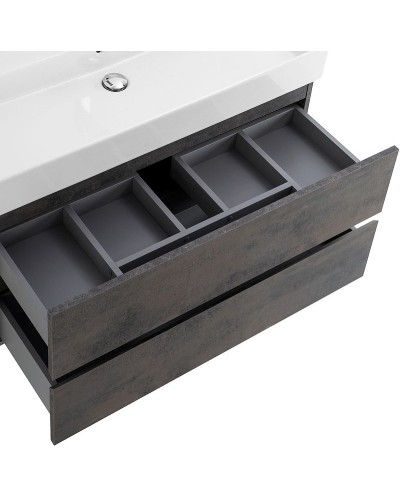 Тумба под раковину Cezares Molveno 46 80 MOLVENO 46-80-2C-SO-OSS подвесная Ossido