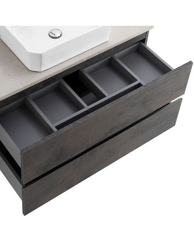 Тумба под раковину Cezares Molveno 46 80 MOLVENO 46-80-2C-SO-OSS подвесная Ossido