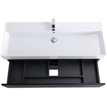 Тумба под раковину Cezares Molveno 46 120 MOLVENO 46-120-2C-SO-NR подвесная Nero