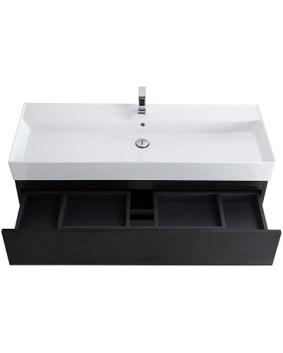 Тумба под раковину Cezares Molveno 46 120 MOLVENO 46-120-2C-SO-NR подвесная Nero