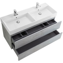 Тумба под раковину Cezares Molveno 46 120 MOLVENO 46-120-2C-SO-2-BET подвесная Beton