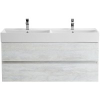 Тумба под раковину Cezares Molveno 46 120 MOLVENO 46-120-2C-SO-2-LB подвесная Legno Bianco