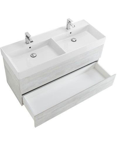 Тумба под раковину Cezares Molveno 46 120 MOLVENO 46-120-2C-SO-2-LB подвесная Legno Bianco