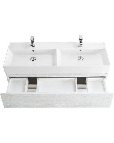 Тумба под раковину Cezares Molveno 46 120 MOLVENO 46-120-2C-SO-2-LB подвесная Legno Bianco