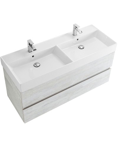 Тумба под раковину Cezares Molveno 46 120 MOLVENO 46-120-2C-SO-2-LB подвесная Legno Bianco