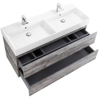 Тумба под раковину Cezares Molveno 46 120 MOLVENO 46-120-2C-SO-2-LG подвесная Legno Grigio